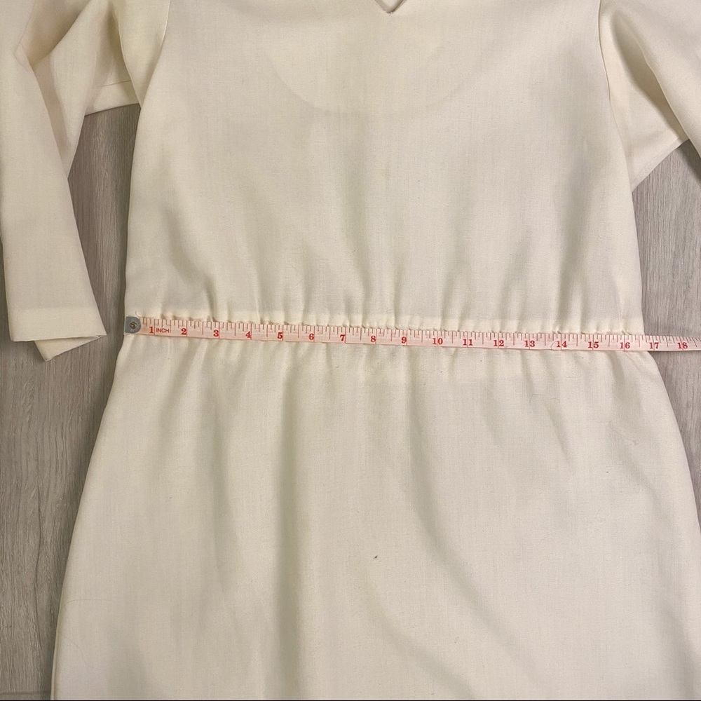 Vintage Strait Lane Cream Dress - Picture 4 of 6